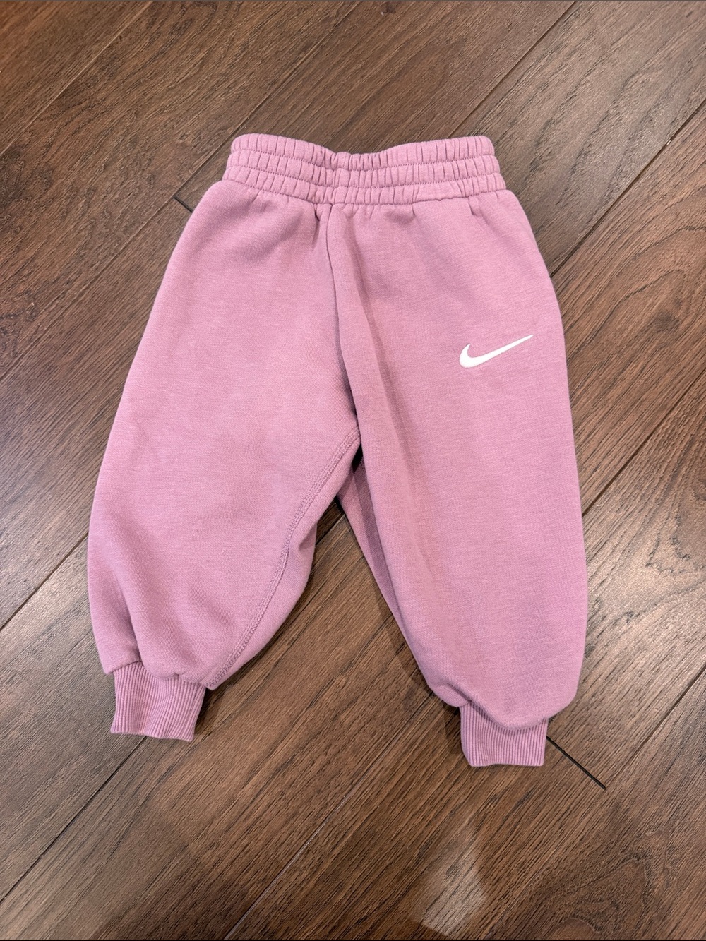 Nike Girls Dusty Pink Fleece Joggers Size 2T - C39-118